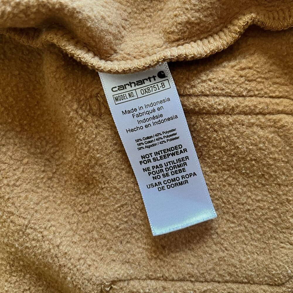 Carhartt tan coverall romper 18m - Picture 6 of 9